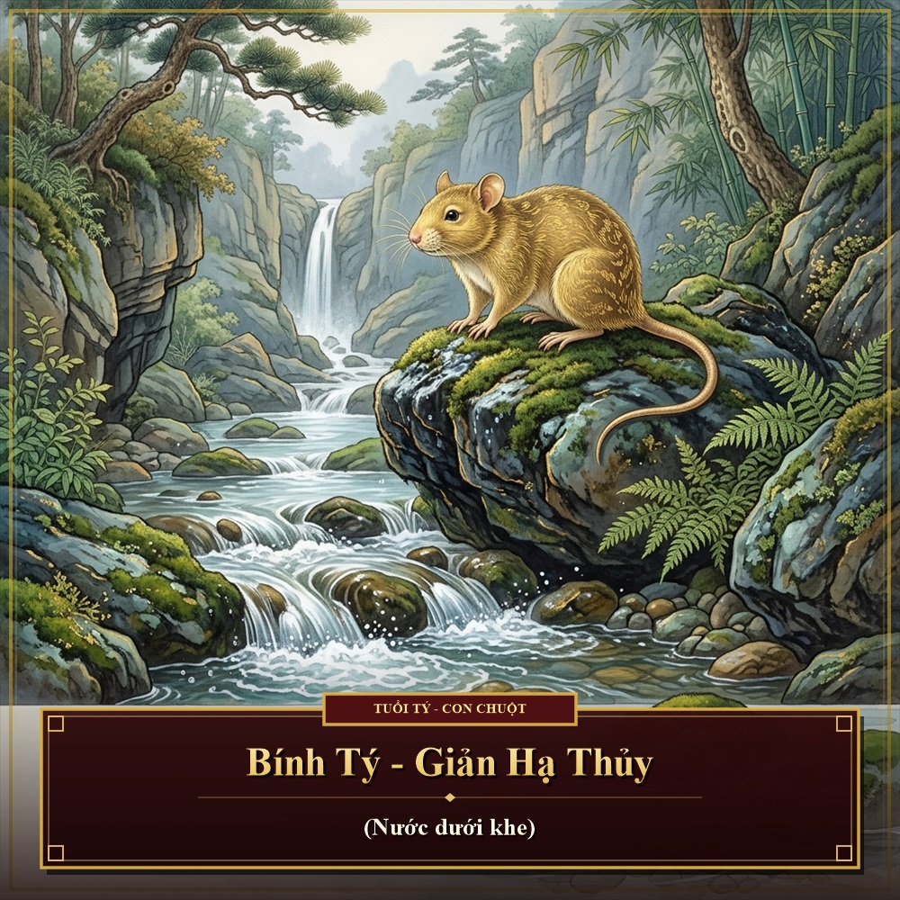 Lịch âm năm Bính Tý 1996 - Giản Hạ Thủy