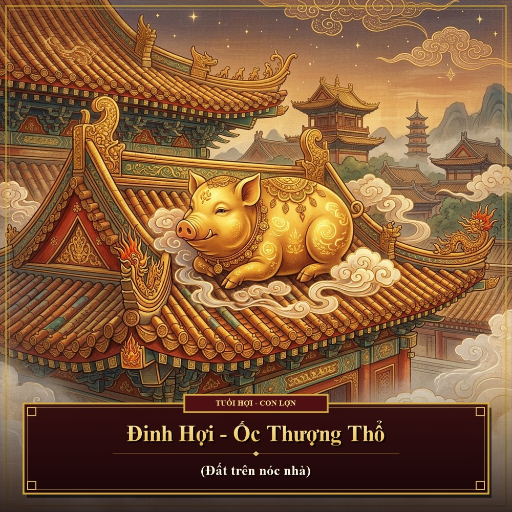 Lịch âm năm Đinh Hợi 2007 - Ốc Thượng Thổ