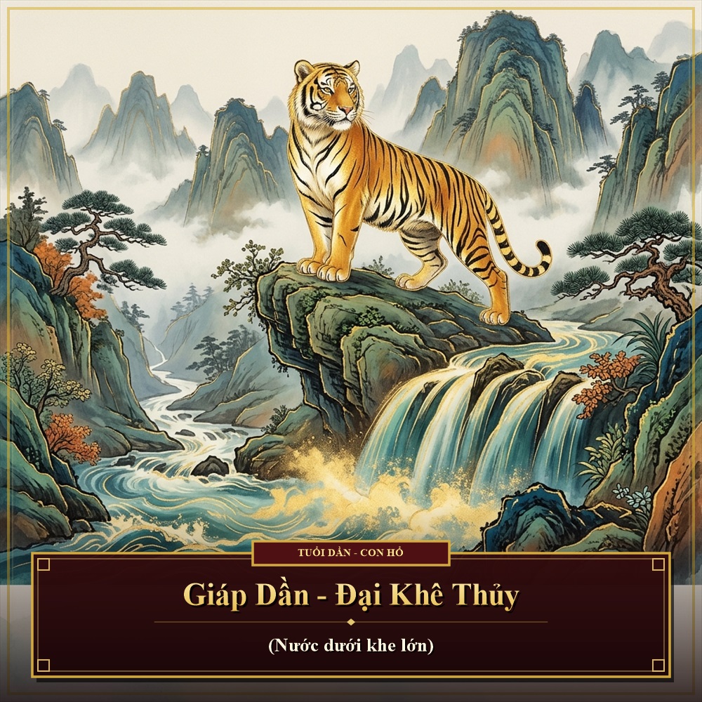 Lịch âm năm Giáp Dần 1974 - Đại Khê Thủy