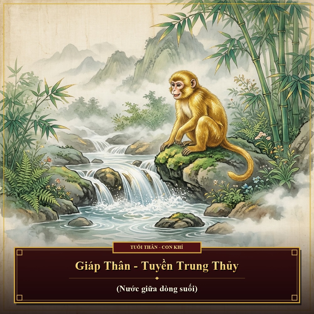 Lịch âm năm Giáp Thân 2004 - Tuyền Trung Thủy