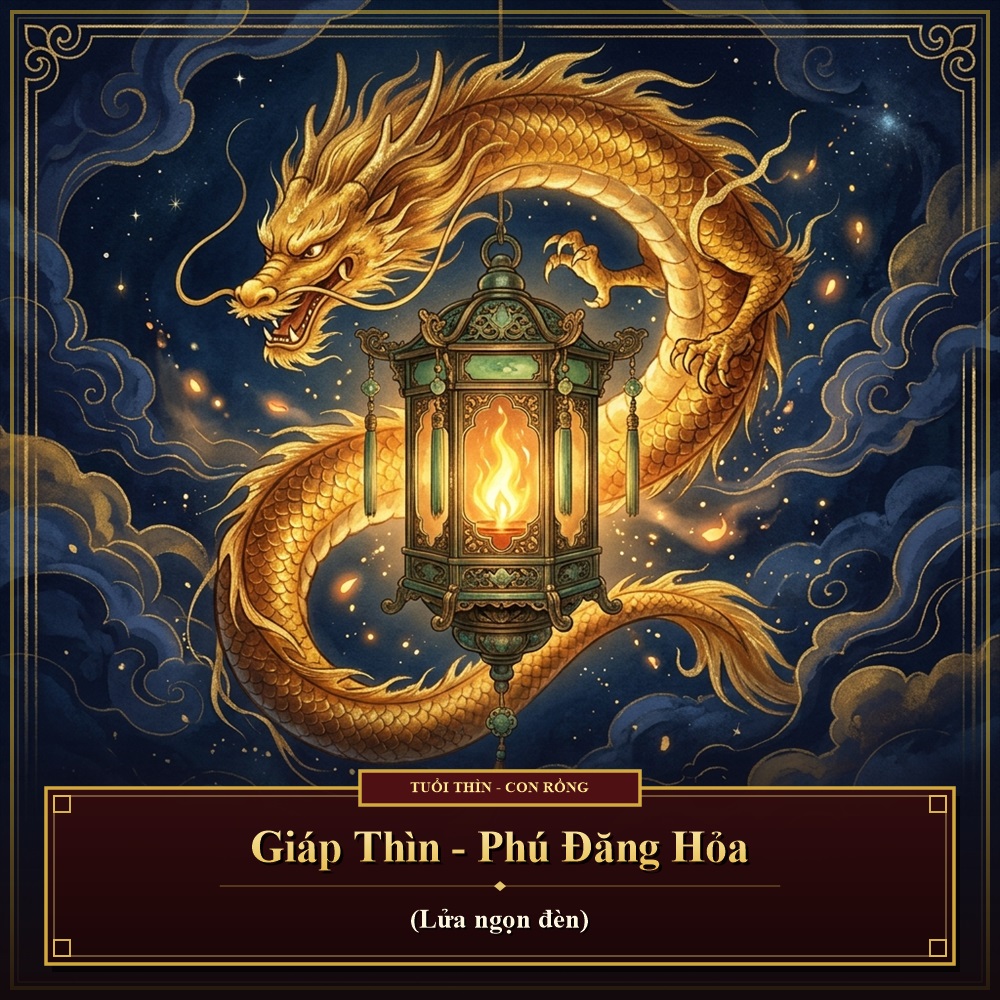 Lịch âm năm Giáp Thìn 1964 - Phú Đăng Hỏa