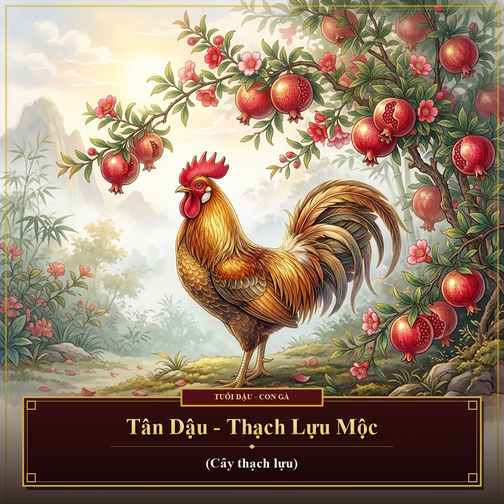 Lịch âm năm Tân Dậu 1981 - Thạch Lựu Mộc