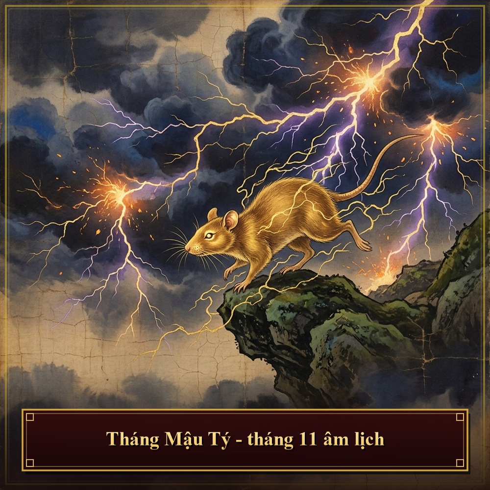 Lịch âm tháng 1/2026 - Tháng Mậu Tý