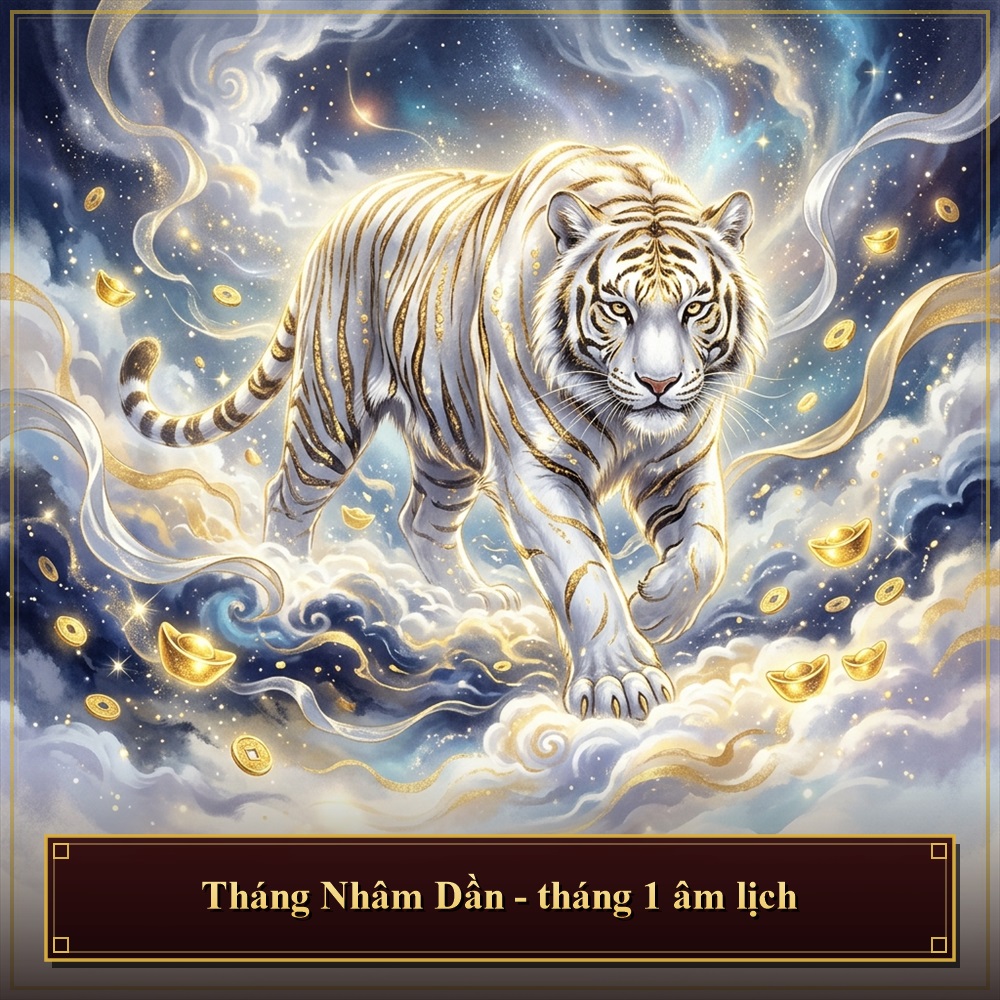 Lịch âm tháng 3/1972 - Tháng Nhâm Dần