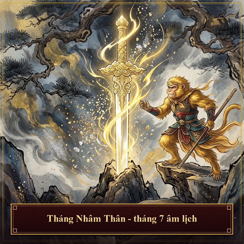 Lịch âm tháng 8/2019 - Tháng Nhâm Thân