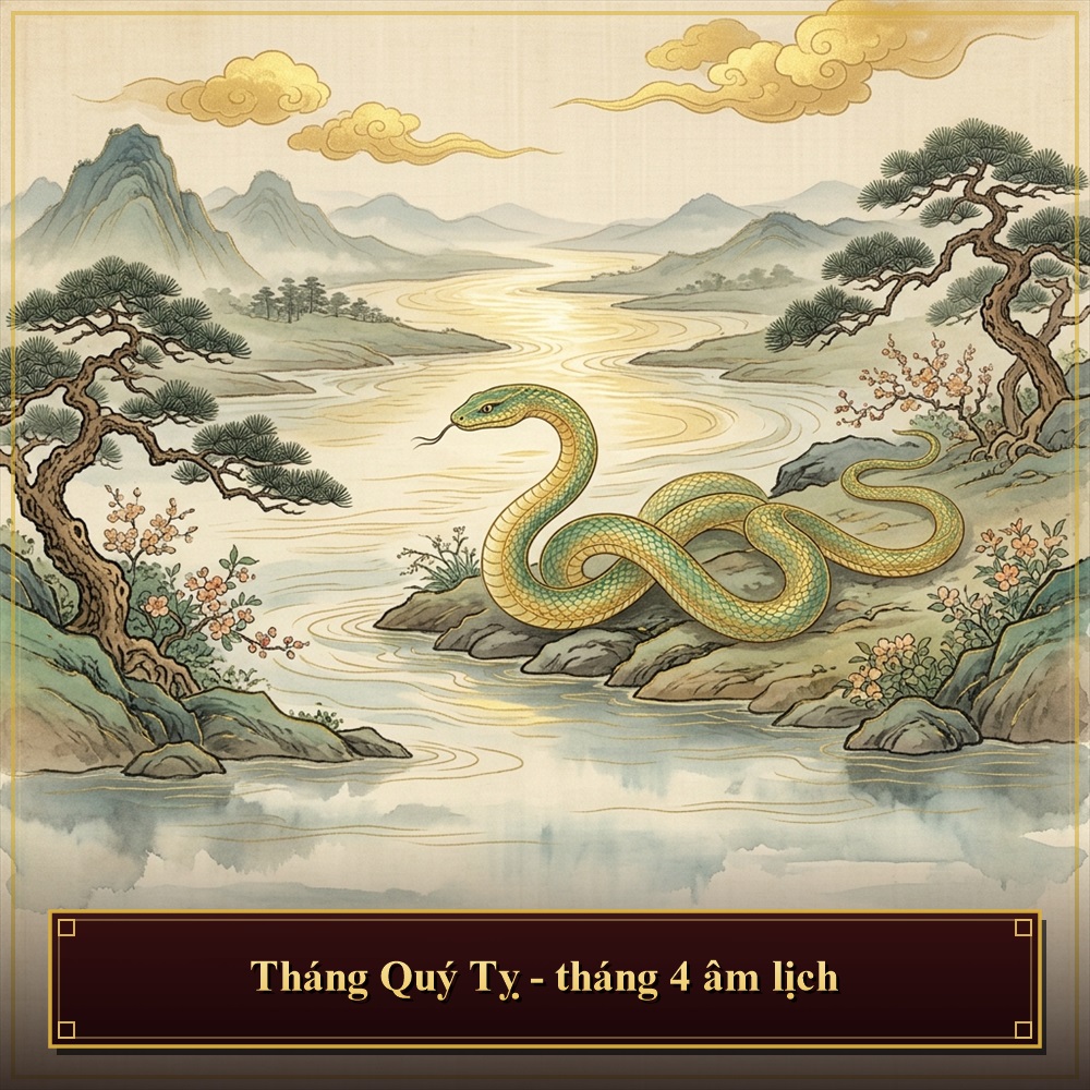 Lịch âm tháng 6/2026 - Tháng Qúy Tỵ